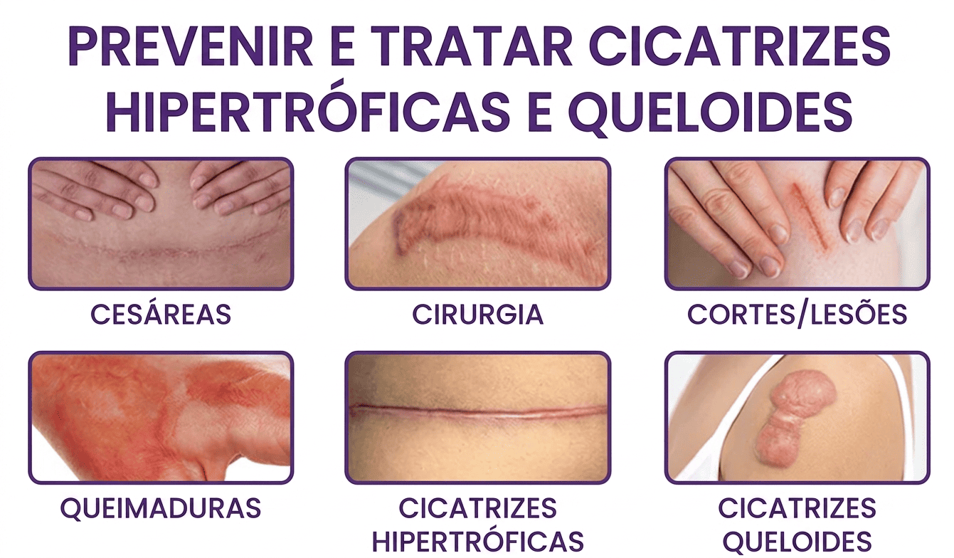 Tipos de marcas na pele